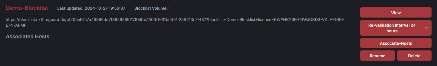 Blocklist Options